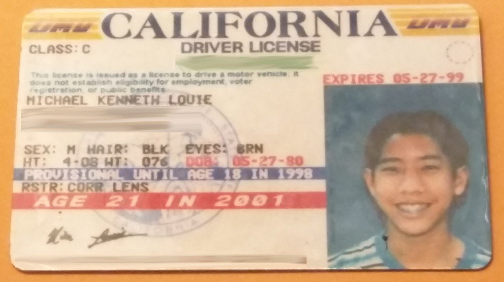 Old Drivers License